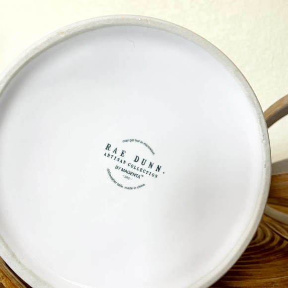 Rae Dunn LL Utensil Holder Be Thankful White Orange - Picture 3 of 4